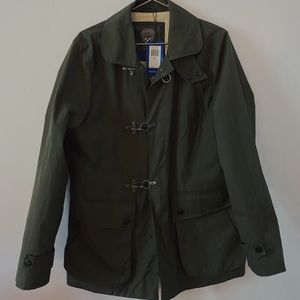 VINCE CAMUTO TECHNICAL FIREMAN CLOSURE CAR COAT